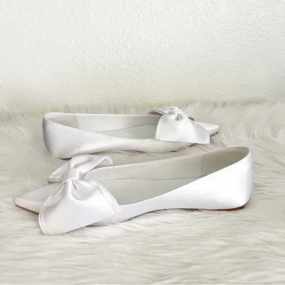 Free People x Jeffrey Campbell Bella Bow Flats Size 8.5 - Picture 5 of 10
